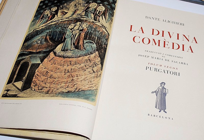Dante - Tapa la divina comedia.