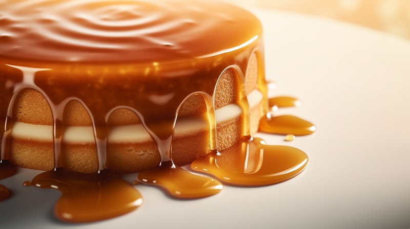 Dulce de leche - Torta con dulce de leche.